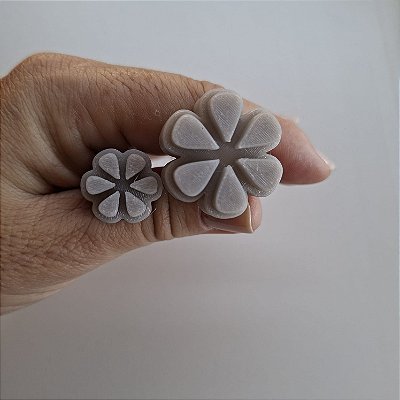 Carimbos Florais 3 D: Design de flor - Modelo F011