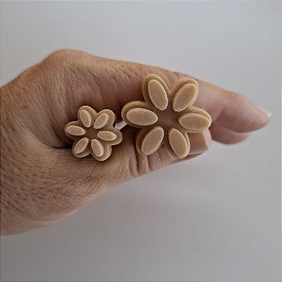 Carimbos Florais 3D: Design de flor - Modelo F012