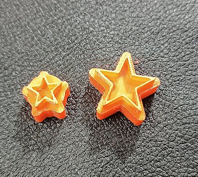 Carimbos Diversos: Design de Estrela vazada. - Modelo D022