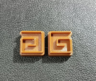 Carimbos Espirais: Design de Quadrado espiral Grande - Modelo E029