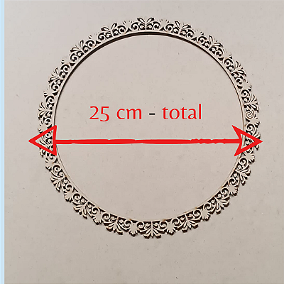 Aro Trabalhado de MDF - AROT120