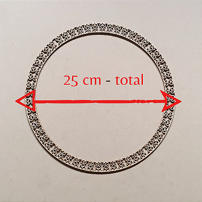 Aro Trabalhado de MDF - AROT130