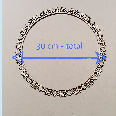 Aro Trabalhado de MDF - AROT121