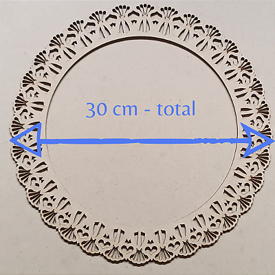 Aro Trabalhado de MDF - AROT161
