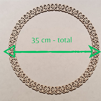 Aro Trabalhado de MDF - AROT172