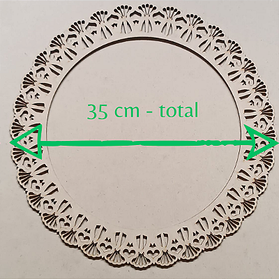 Aro Trabalhado de MDF - AROT162