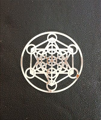 Aplique Espelho acrílico - Geometria sagrada