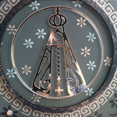 Aplique Espelho acrílico - Nossa Senhora Aparecida