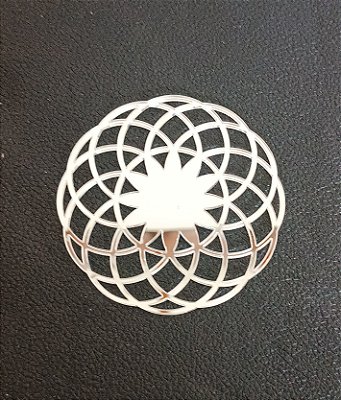 Aplique Espelho acrílico - Geometria sagrada