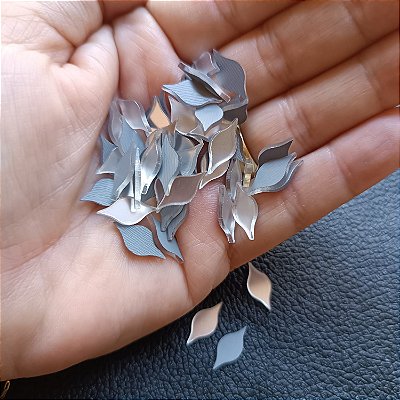 Kit 250 uni de Espelhos acrílicos 1,5cm - Médio