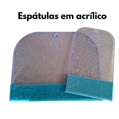 Par de espátulas para decoupage - cor aleatória