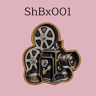 ShakerBox - Coleção 1 - mdf com ilustração personalizada