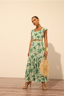 VESTIDO BABADOS SUPER MIDI