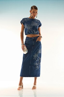 CONJUNTO JEANS ESTAMPADO