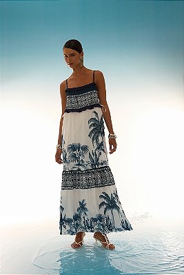 VESTIDO LONGO ESTAMPADO