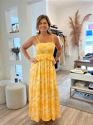 VESTIDO LONGO ESTAMPADO