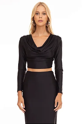 BLUSA CROPPED GOLA BOBA