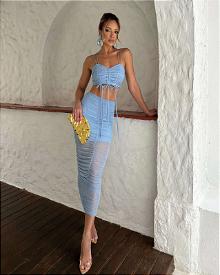 CONJUNTO SABRINA AZUL PASTEL REVEILLON