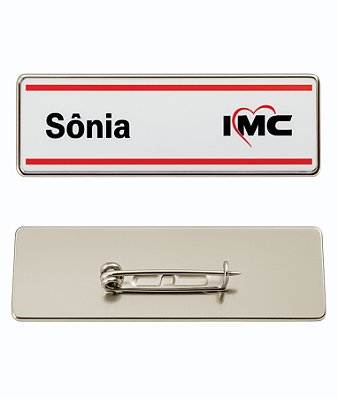 Botton Retangular Resinado