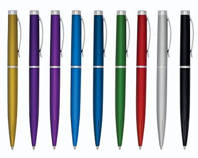 Caneta Plástica 12187 Gravação Serigrafia