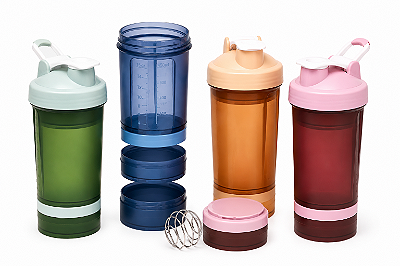 Coqueteleira Plástica 500ml Personalizada