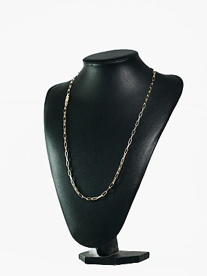 Corrente cartier 4mm-banhado a ouro 18k