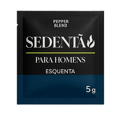 Sedentão Excitante E Vasodilatador Masculino Sachê 5G Pepper Blend