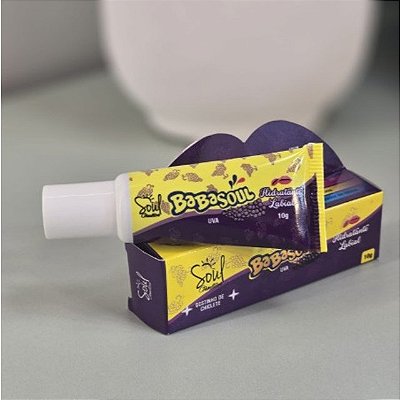 Hidratante Labial Babasoul Soul Uva 10g – Lábios Macios e Perfumados