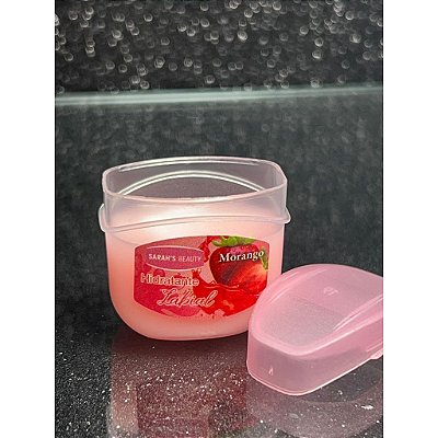Hidratante Labial Morango 10g Sarah’s Beauty – Lábios Macios e Perfumados