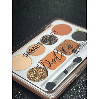 Paleta Sombras Sarah’s Beauty Cor A – Glitter e Opacas 10,4g