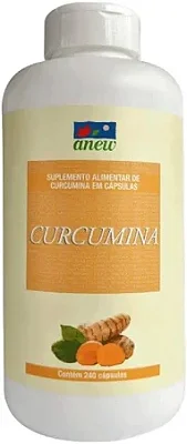 Curcumina - 240 cápsulas - Anew