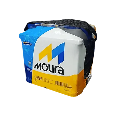 Bateria Moura 50Ah – 12V – M50ED (Caixa Alta) – Polo Direito | Original de Montadora – Livre de Manutenção – Inmetro