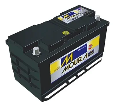 Bateria Moura 100Ah – 12V – M100QD – Polo Positivo à Direita | Livre de Manutenção – Inmetro