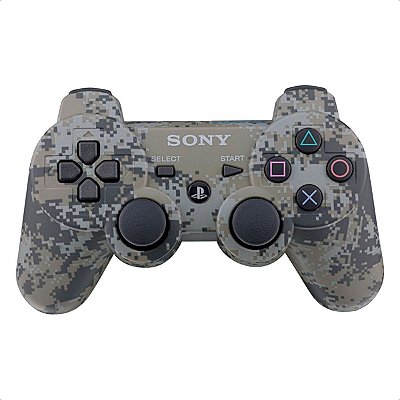 Controle Sony PlayStation DualShock 3 Camuflado - PS3 - Usado