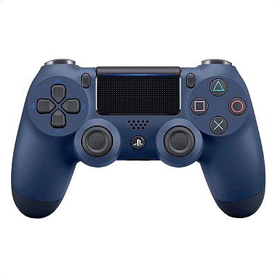 Controle Sony PlayStation DualShock 4 Midnight Blue - PS4 - Usado