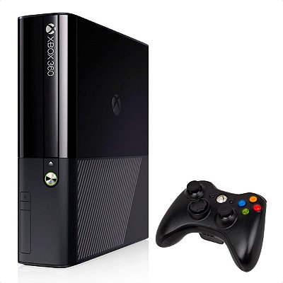 Console Microsoft Xbox 360 Super Slim 4GB Preto - Usado