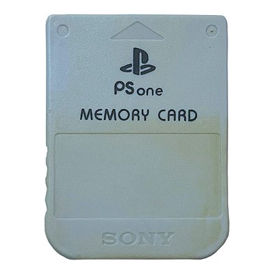 Memory Card Sony PlayStation Branco Original - PS1 - Usado