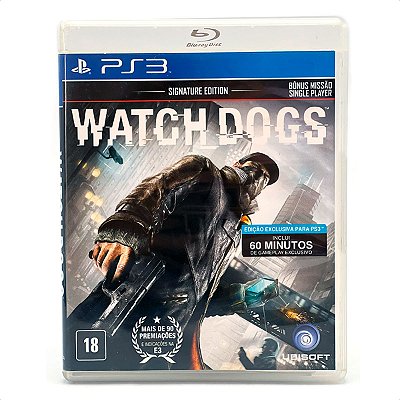 Jogo Watch Dogs Signature Edition Mídia Fisica  - PS3 - Usado