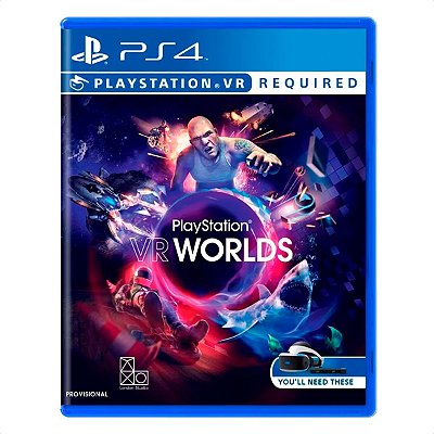 Jogo PlayStation VR Worlds Mídia Física - PS4 - Usado