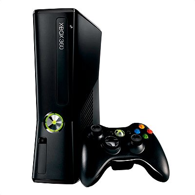 Console Microsoft Xbox 360 Slim 4GB Preto - Usado