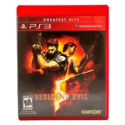 Jogo Resident Evil 5 Mídia Física Usado - PS3 (Greatest Hits)