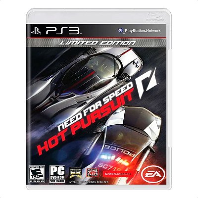 Jogo Need For Speed Hot Porsuit Limited Edition Mídia Física Usado - PS3