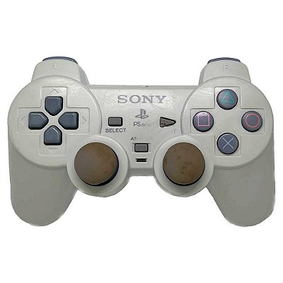 Controle Sony PlayStation Dualshock 1 Branco - PS1