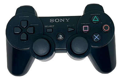 Controle Sony PlayStation DualShock 3 Preto - PS3