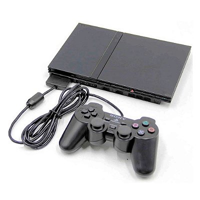Console Sony Playstation 2 Slim Serie 7k Preto - PS2