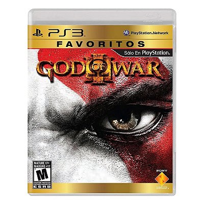 Jogo God Of War 3 (Favoritos) PS3 Mídia Física Original Usado Com Manual