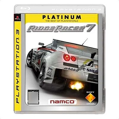 Jogo Ridge Racer 7 (Platinum) PS3 Mídia Física Original Usado Com Manual