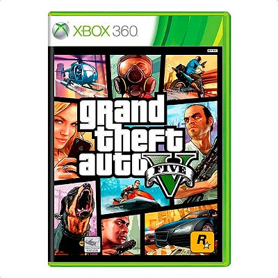 Jogo Grand Theft Auto V Mídia Fisica (GTA 5) - Xbox 360
