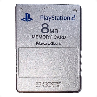 Memory Card 8MB Prata Original Sony - PS2