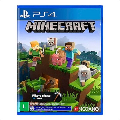 Jogo Minecraft Mídia Física - PS4